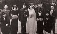 Harold Starr - photograph of 1940s wedding group