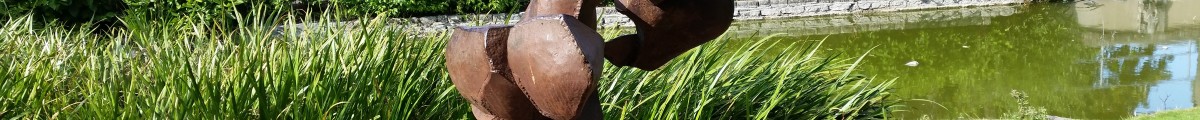 Born again swindonian - sculpture in Queen's Park