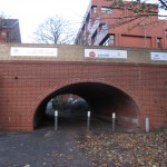Bridge once straddled the canal