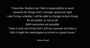 Václav Havel quote
