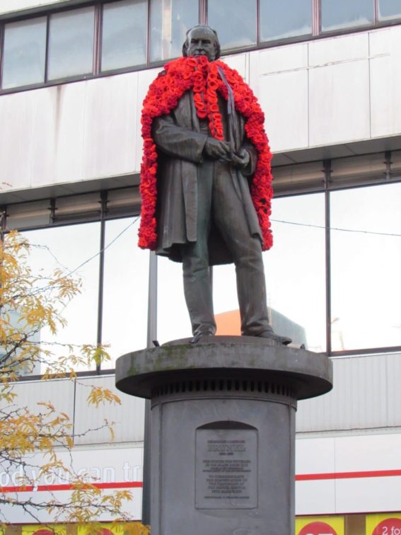Brunel in his poppy cloak