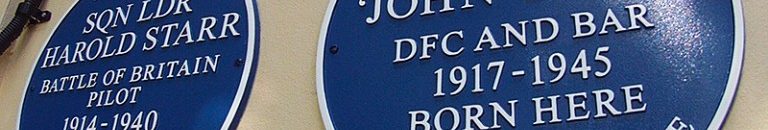 The Starr Brothers blue plaques