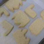 biscuits on baking tray