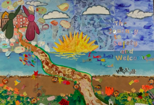 Safety and welcome in Swindon mural