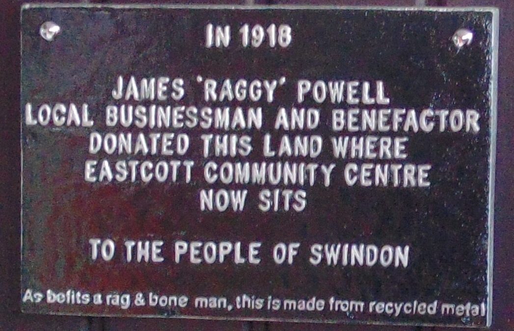James Raggy Powell Plaque