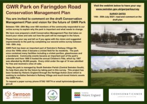 GWR Park Follow-Up Survey - image of leaflet.