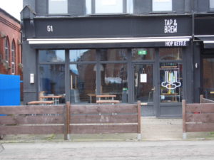 Hop Kettle tap and brew on Devizes Rd in Old Town