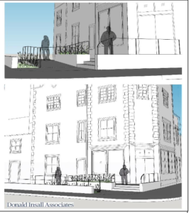 Mechanics' Matters Newsletter No 3 - artist impression of the Cricketers' Arms in the railway village