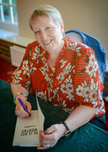 Lis McDermot Launches First Novel - Lis signing her book
