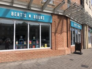  Bert's Books Swindon - the exterior of Bert's Books Swindon