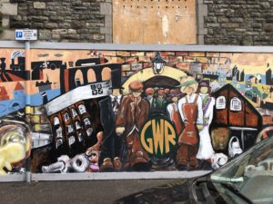 The Mechanics' Murals - at work