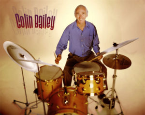 Colin Bailey Swindon Jazz Drummer on an album cover
