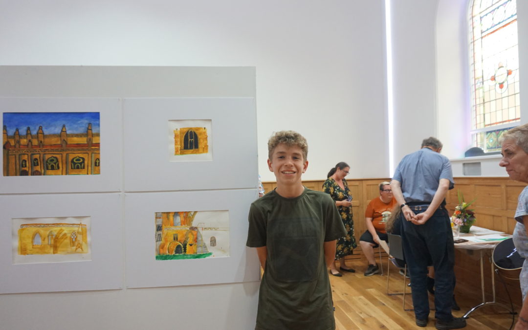CHILDREN’S ART DISPLAYED ALONGSIDE TURNER’S