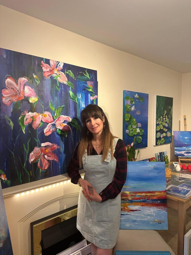 Sholeh-with-painting