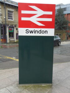Swindon network rail signage