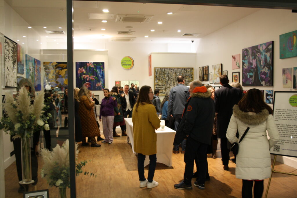 The launch event of Swindon open studios 2024