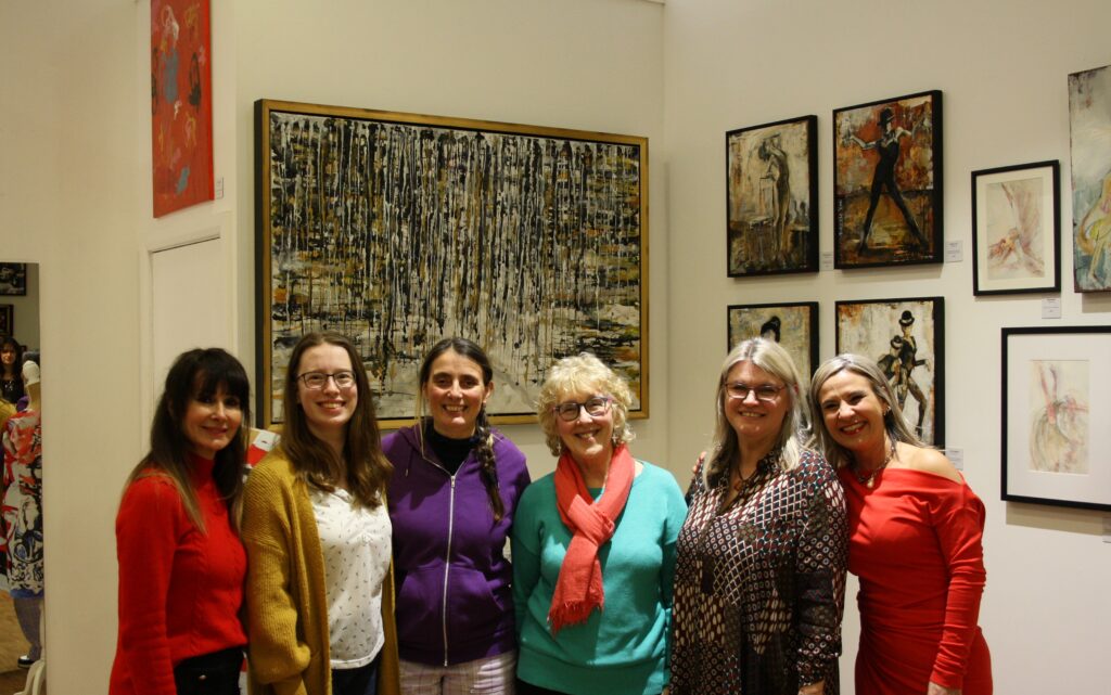 The featured artists at SOS Pop-Up Gallery