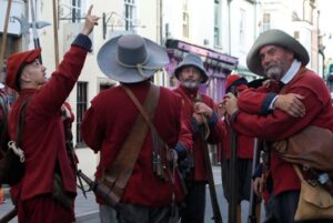 Malmesbury marks English Civil War - a civil war re-enactment