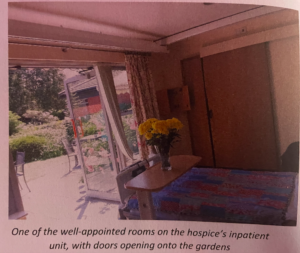 One of the rooms at Prospect Hospice