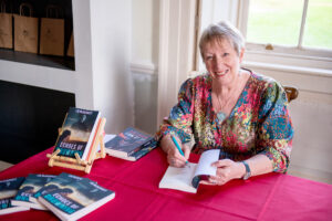 Wiltshire Author Launches Second Novel - Lis McDermot at the launch