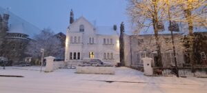 Granville House Old Town 1860 - in the snow