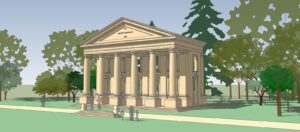 CGI of Swindon Baptist Tabernacle frontage