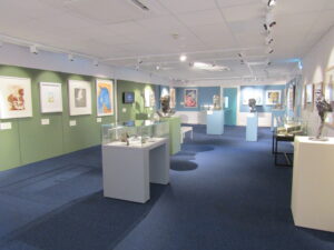 Exhibition space at MAAS - the Elizabeth Frink exhibition