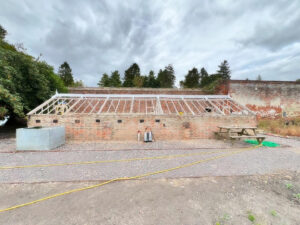 Victorian greenhouse at Bothy gardens