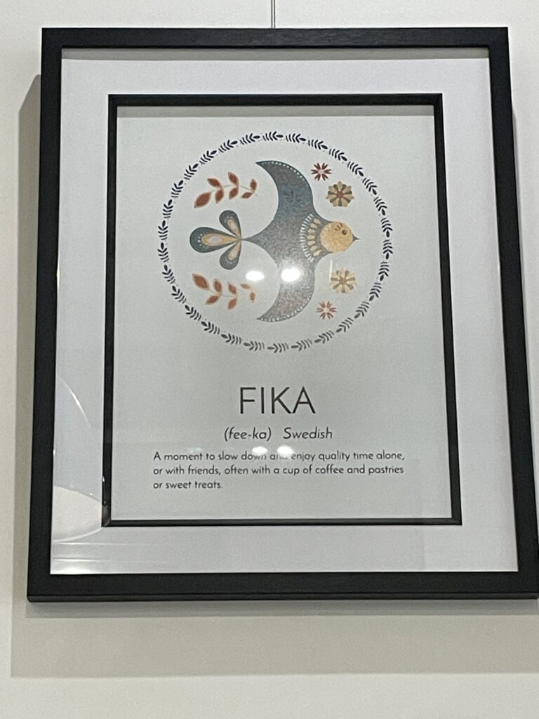 Print definition of Fika