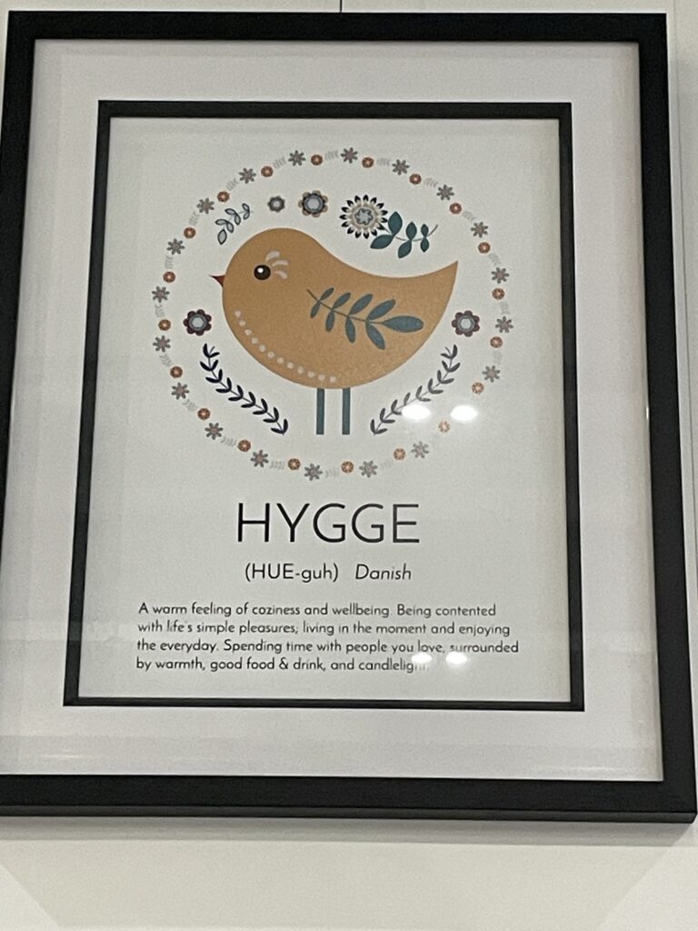 Print with definition of Hygge