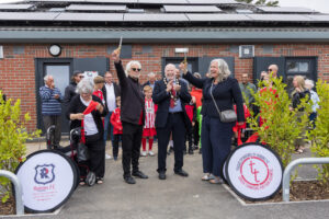 Buckhurst Sport's Pavilion Renovated - the ribcon cutting ceremony 