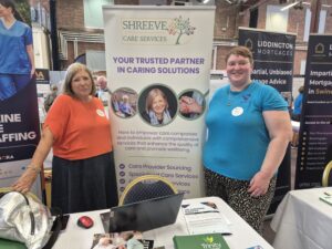 Care Advisor Champions Independent Living - anet Shreeve, of Shreeve Care Services, and Laura Parsons, of SLP Independent Living, who are advocating for care services in Swindon and Wiltshire. 
