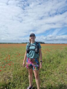Accountant Running for Wiltshire Treehouse - Sally Holland in her running gear