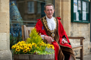Malmesbury VJ Day Anniversary - Cllr Stephen James, Mayor of Malmesbury who is leading a VJ Day commemoration for the town on August 15.