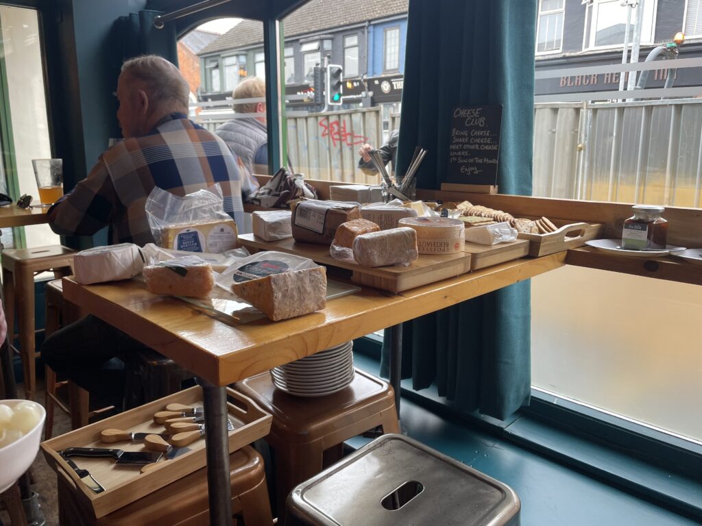 More cheeses at the pulpit cheese club