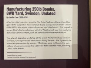 Description of Leslie Cole painting