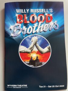 Willy Russell's Blood Brothers - programme cover
