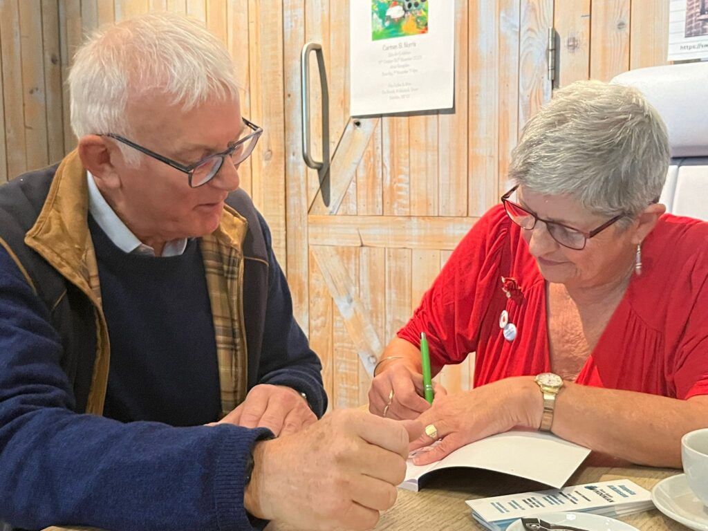 Jeremy Holt and Angela Atkinson, author of Swindon in 50 More Buildings