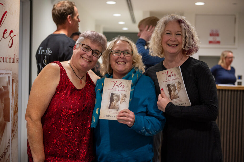 Fiona Scott with Yvonne Parker and Fiona Da Silva Adams