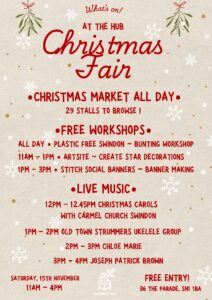 Swindon Hub Festive Fair - poster