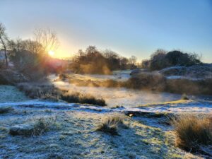 Daniel's Well, Malmesbury on a frosty day