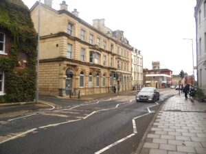 High Street looking south towards Marlborough Road