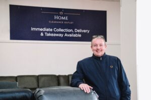 Staff member at Swindon Home Clearance outlet.