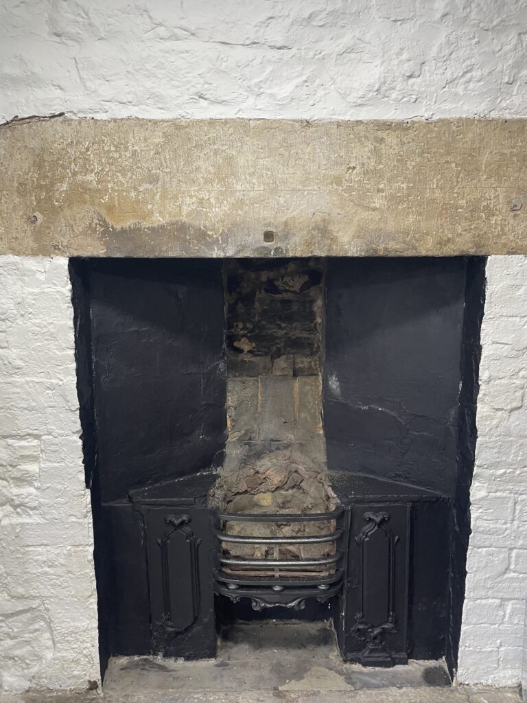 Original fireplace