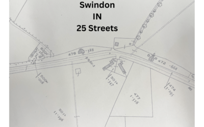 swindon in 25 streets - extract from map