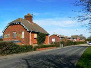 Toothill cottages before renovation -
Copyright Brian Robert Marshall and licensed for reuse under this Creative Commons Licence. - geograph