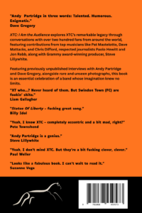 Back cover of  XTC: I Am the Audience 