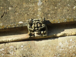 A grotesque on a church