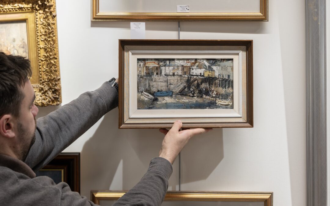 Donated Painting Causes Bidding Frenzy