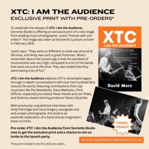 XTC: I Am the Audience - pre-order offer